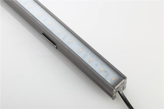 Aluminio impermeable lineal 60leds SMD 5050 LED Barra LED