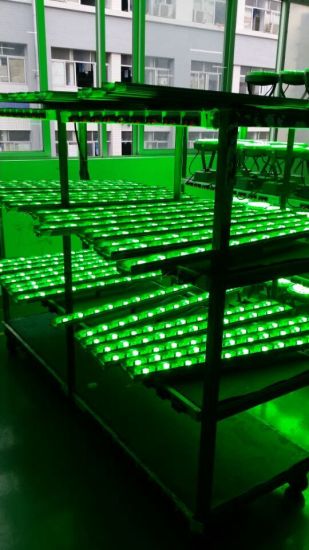 Lavadora de pared de jardín industrial 18W RGB pantallas de luz