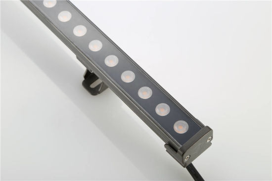 Diseño inteligente 10W IP67 Aluminio lineal LED Lavadora de la arandela