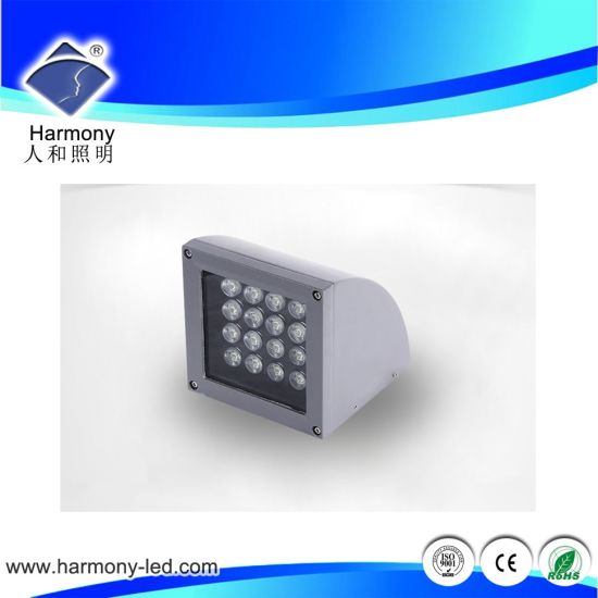 Lámpara de pared LED para exteriores con luz moderna 9W 16W 36W 48W