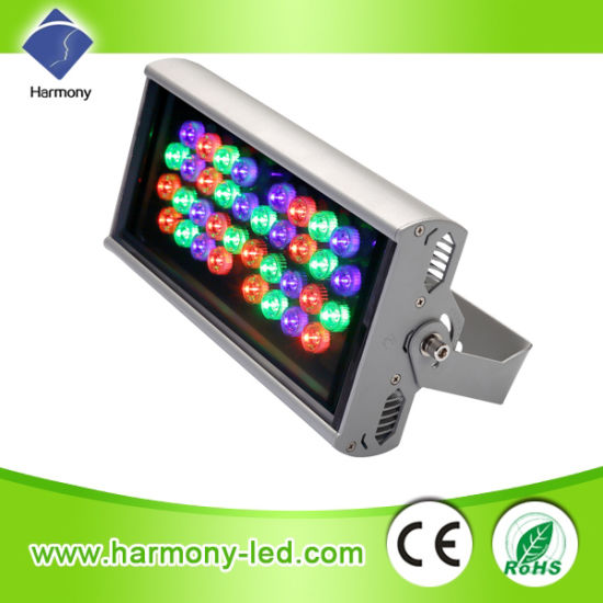 Impermeable IP65 36W RGB LED reflector
